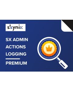 SX Admin Actions Logging - Premium